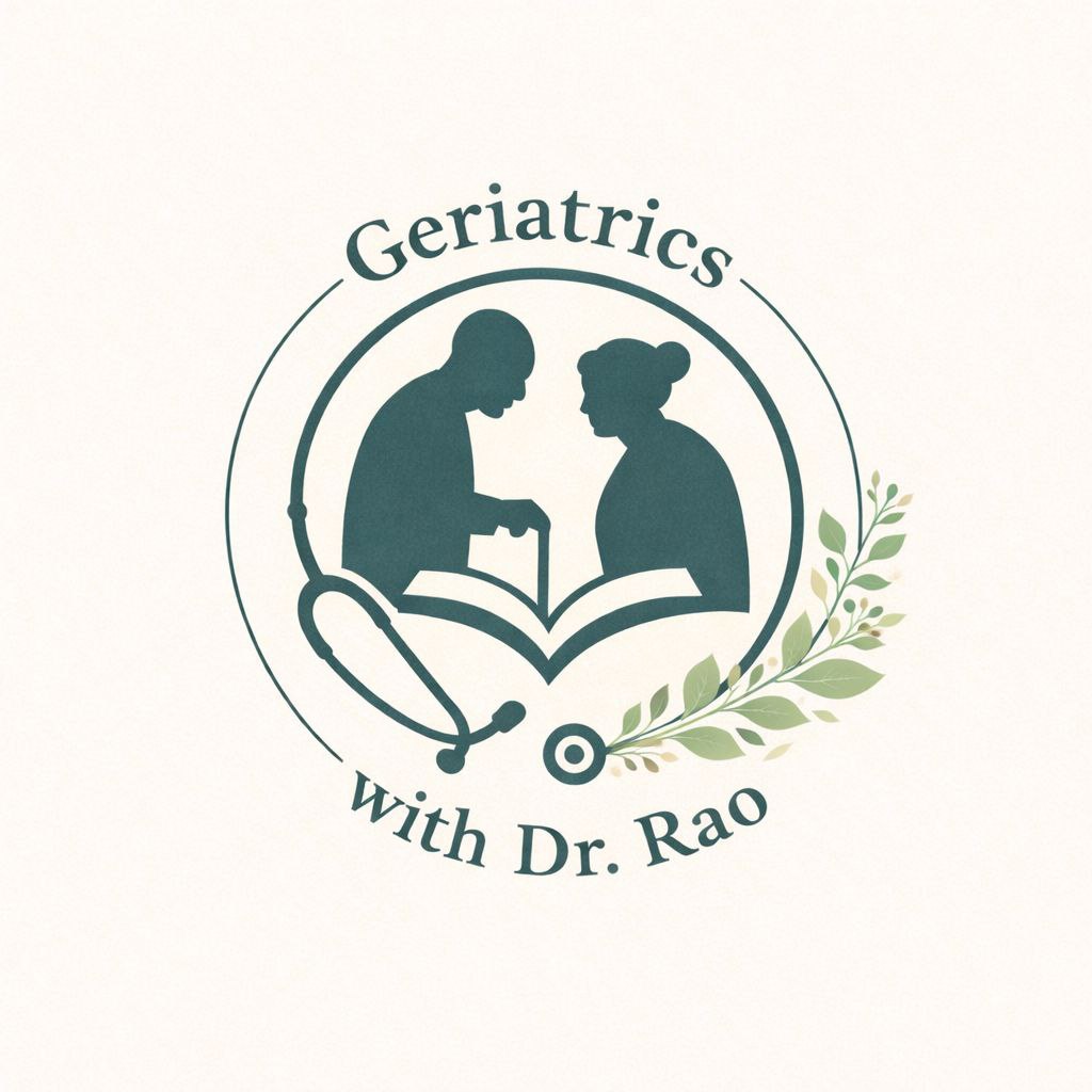 Geriatrics with Dr. Rao logo